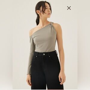 Love Bonito Isbel Asymmetric Jersey Top